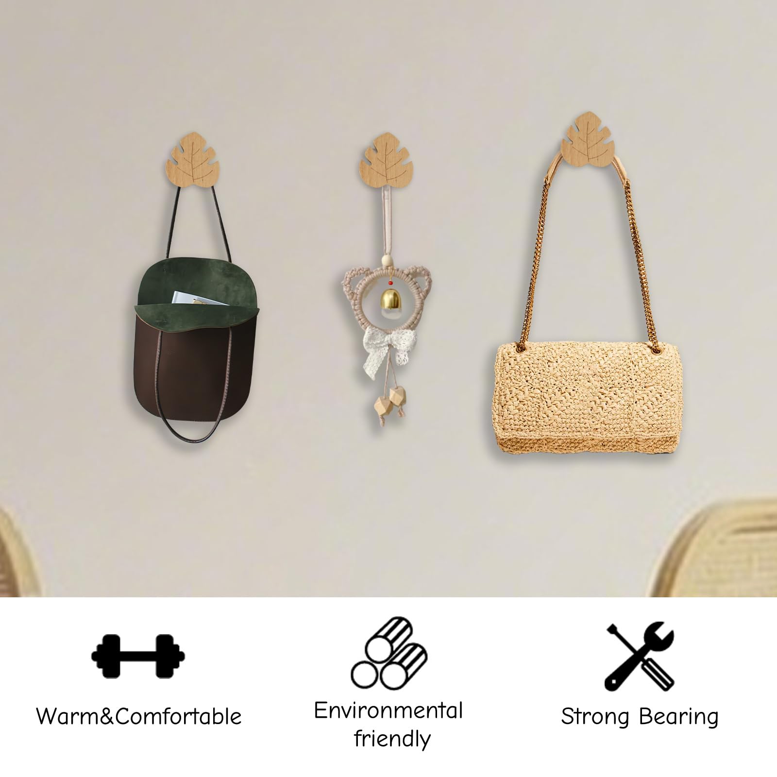 MOROBOR Leaf Shaped Wooden Knobs - Image 3