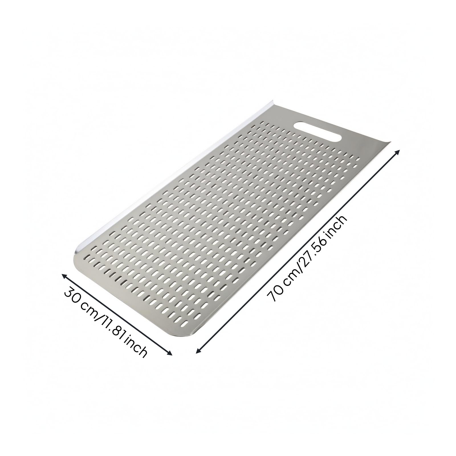 Pala per Pizza Anodizzata | Superficie Perforata, Pala per Pizza Forata, Anodizzato, Pizzeria, Pizzaioli, 70 X 30 CM