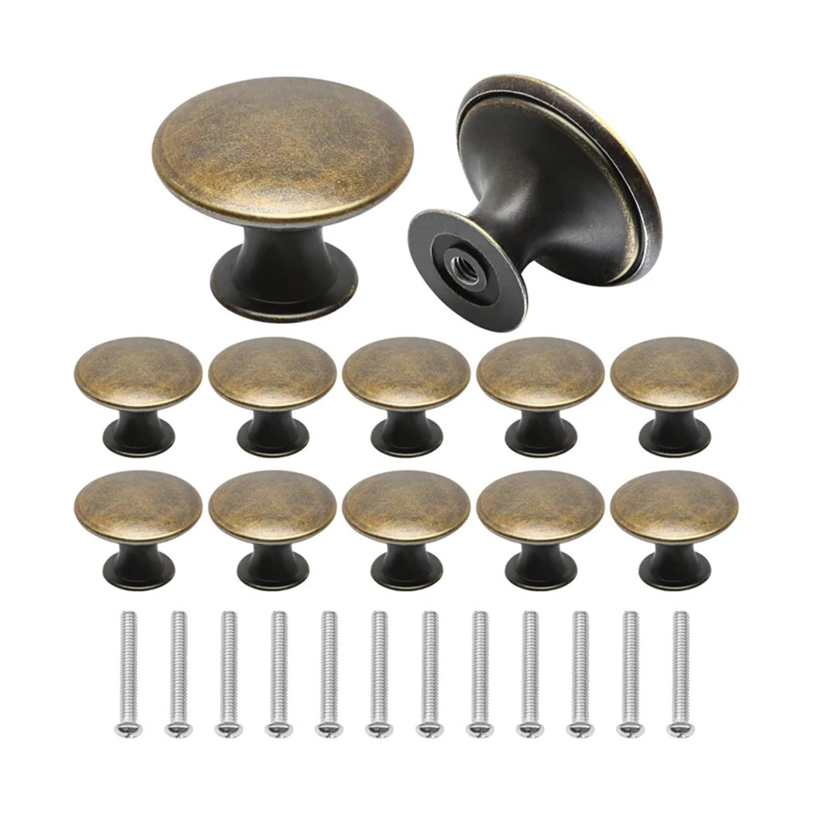 Xavren B Round Cabinet Knobs 15Pcs 30Mm Round Cabinet Door Knobs With Screws