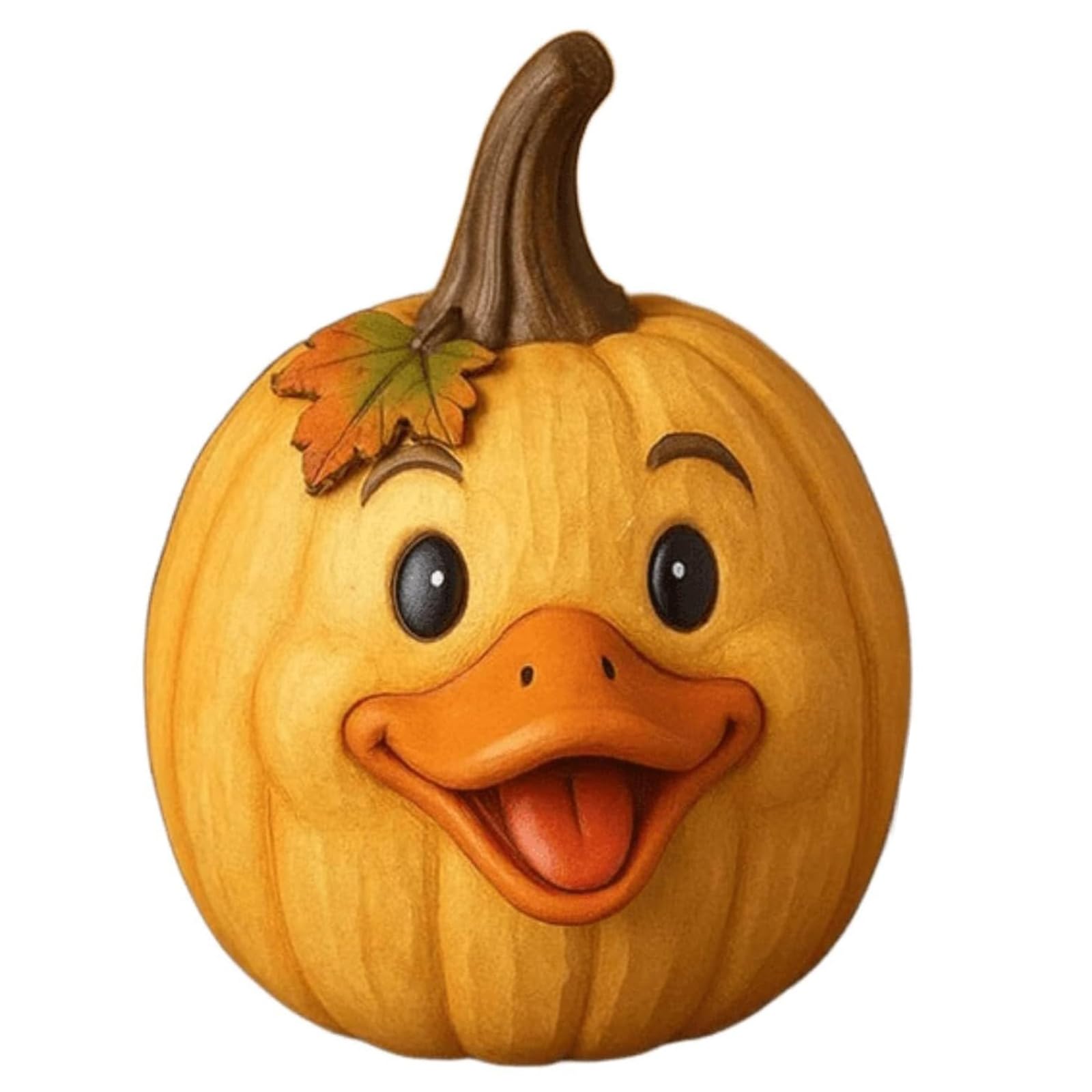 Farm Animal Pumpkin Figurines, Resin Cow/Duck/Sheep Animals Statue