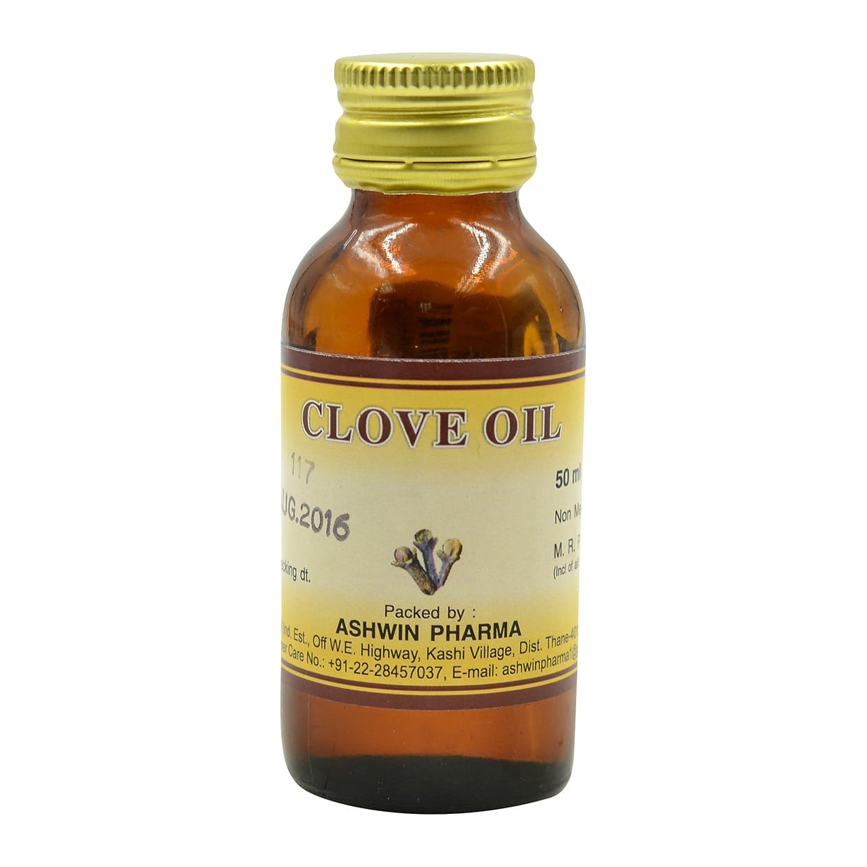 Amazon.com : Ashwin, Clove Oil, 50 Milliliter(mL) : Grocery & Gourmet Food