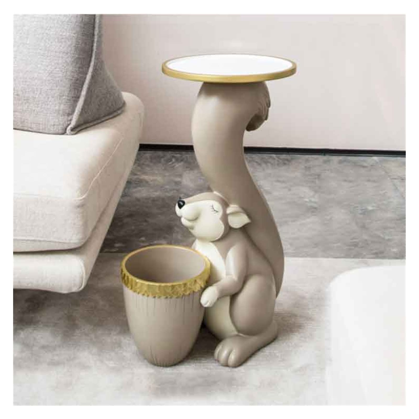 Ornaments Escultura de Adorno Decorativo, Decoraciones de Suelo Grandes, Almacenamiento en Sala de Estar, bandejas, Decoraciones para el hogar, estatuas para decoración del hogar Ornaments