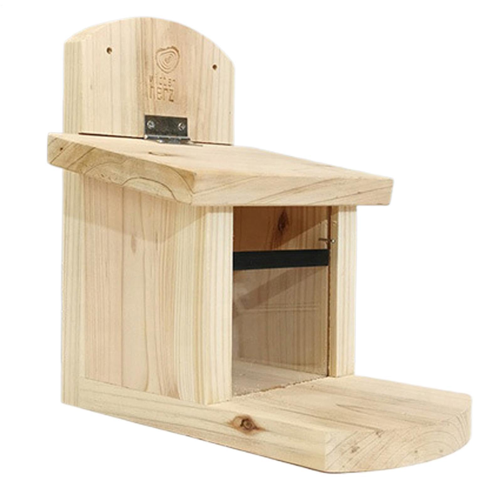 Squirrel Feeders Wooden Windproof Feeding House