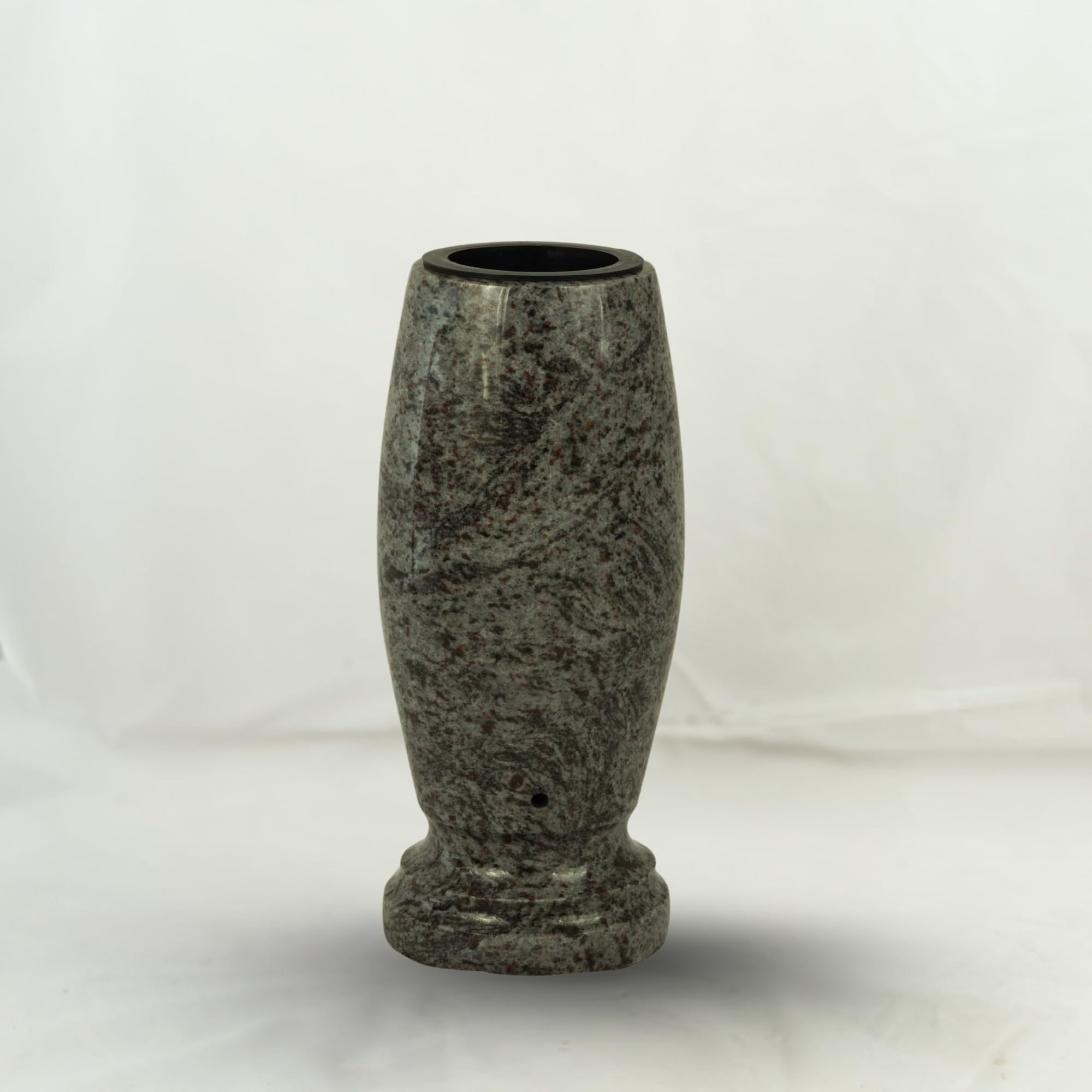 classico designgrab de Medium Vase funéraire en granit Orion Blue/Coromandel/Bahama Blue Vase de cimetière Décoration tombale.