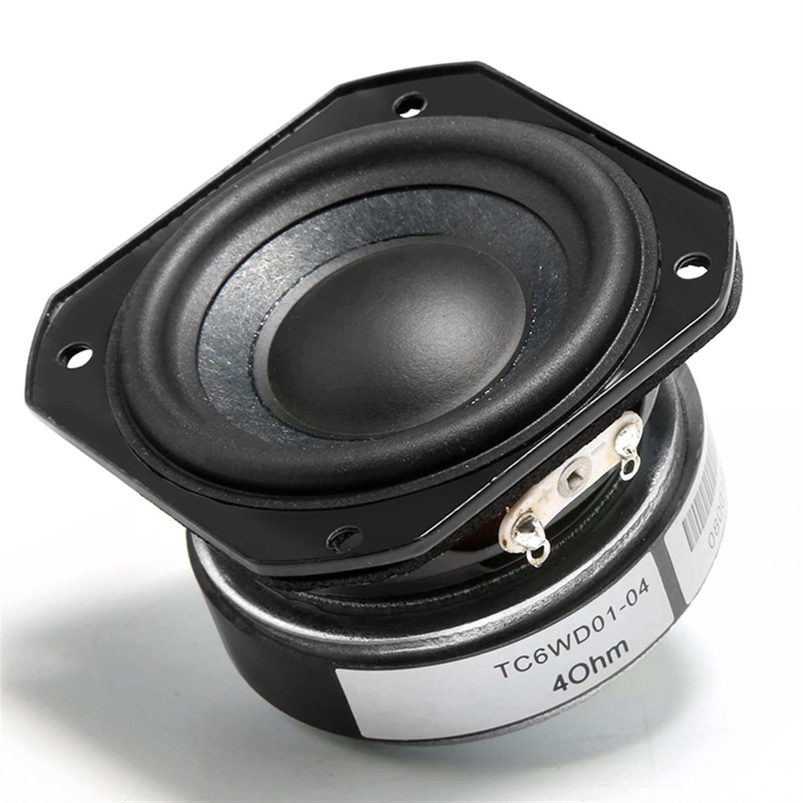 Unidad de Altavoz de Rango Completo de 2 Pulgadas, 4ohm, 20W, 55mm, Altavoz de Graves de Rango Medio Agudo para Audio en casa, Sonido DIY, Buen Borde de Goma