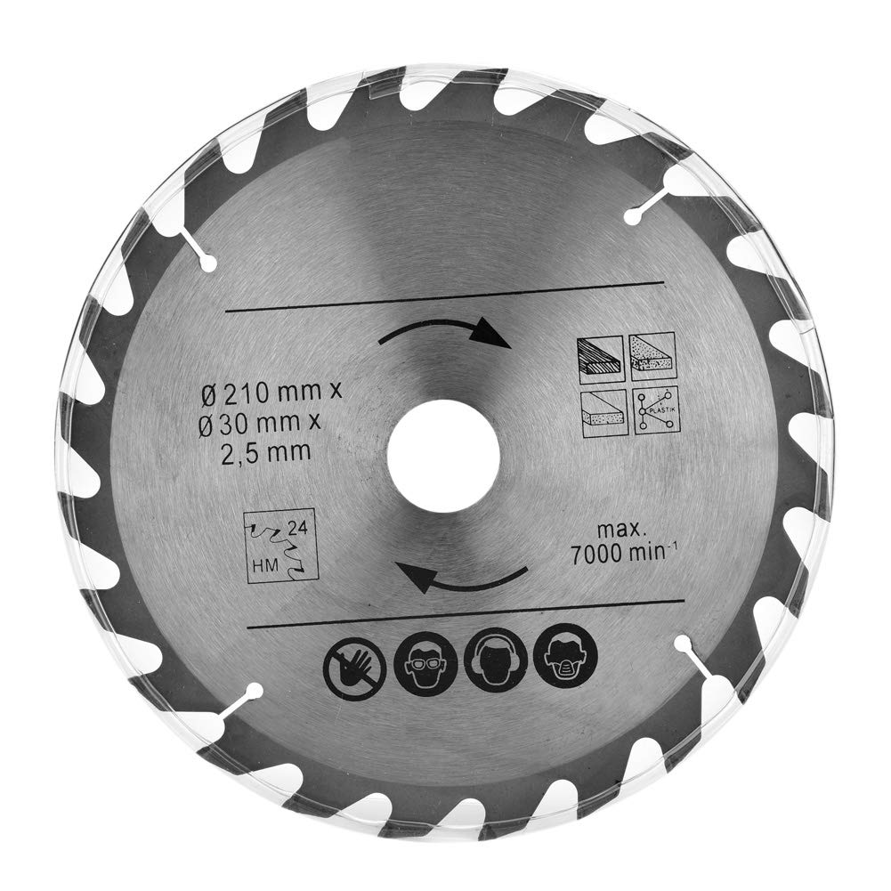 Lame De Scie Circulaire 160x16 Mm | 24 Dents | Pour Bois | Vitesse Max 9000 Tr/min | Qualité Supérieure