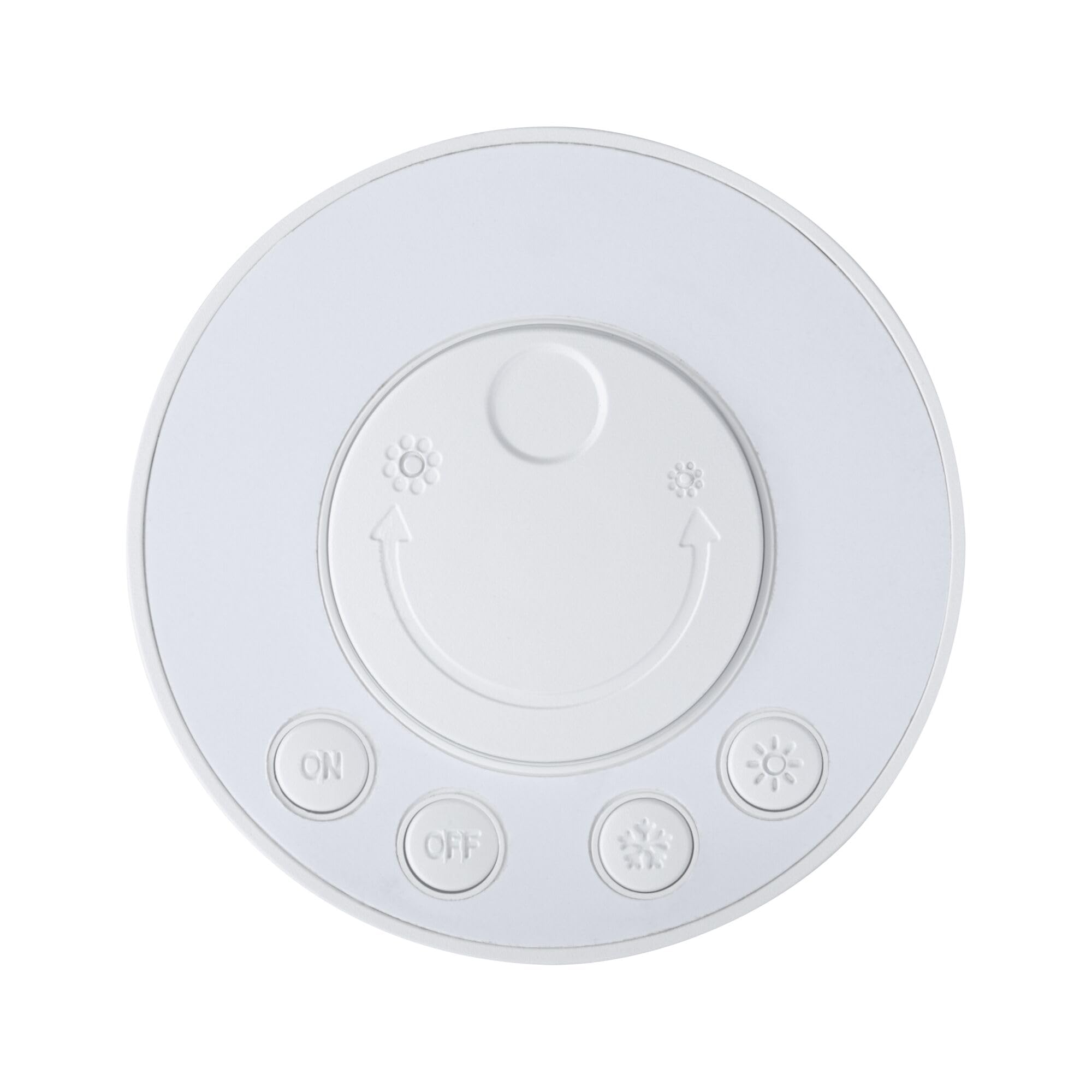 Paulmann 99976 éclairage de meubles Clever Connect interrupteur Bow 71 mm rond gradable éclairage de placard blanc dépoli éclairage d'armoire plastique 2700K-6500K
