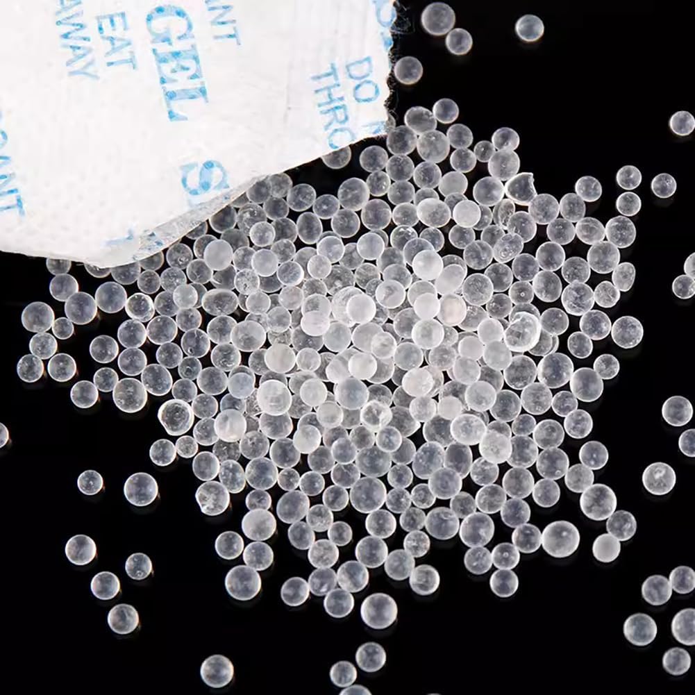 Queenbox 4 x 250 Gram [2.2 Ibs] Desiccant with Hook, Moisture Absorber Dehumidifiers Silica Gel Packets Hanging in Containers, Trucks, Wardrobes, Cabinets, Containers, Warehouses