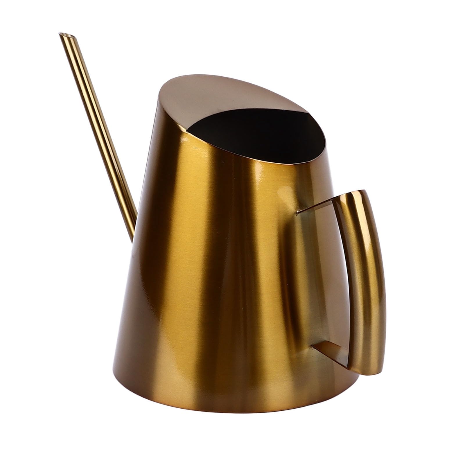 Arrosoir En Acier Inoxydable - Arrosoir Moderne - Avec Long Bec - Pour Bureau, Jardin, Chambre à L'intérieur Et à L'extérieur - Doré - 900 Ml