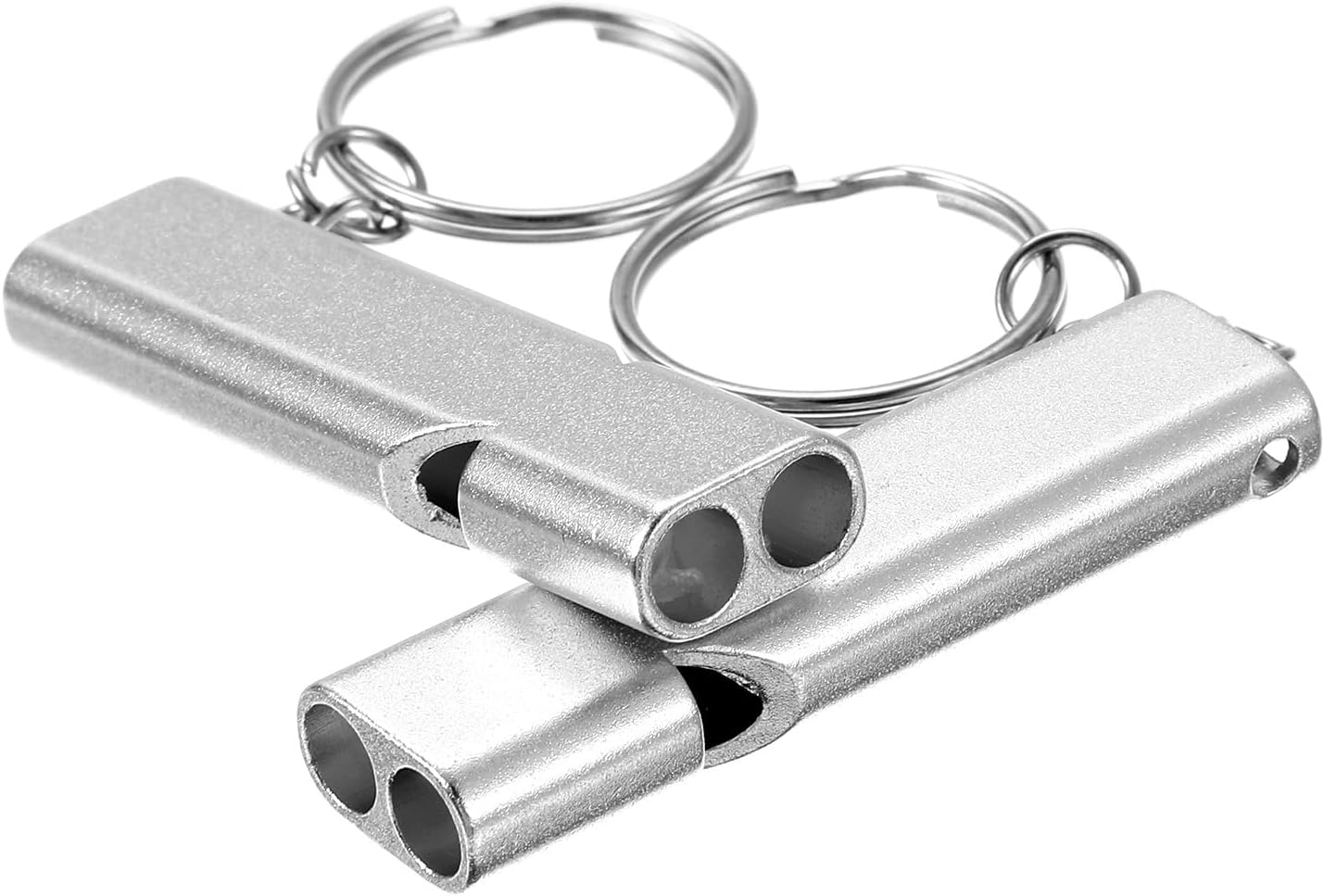 Lemecima 50Pcs Emergency Whistles Lifeguard Safety Whistle with Lanyard and Keychain for Outdoor Camping Hiking Boating Backpacking Fishing Kayak Kids Rescue Signaling Loud Survival Whistle