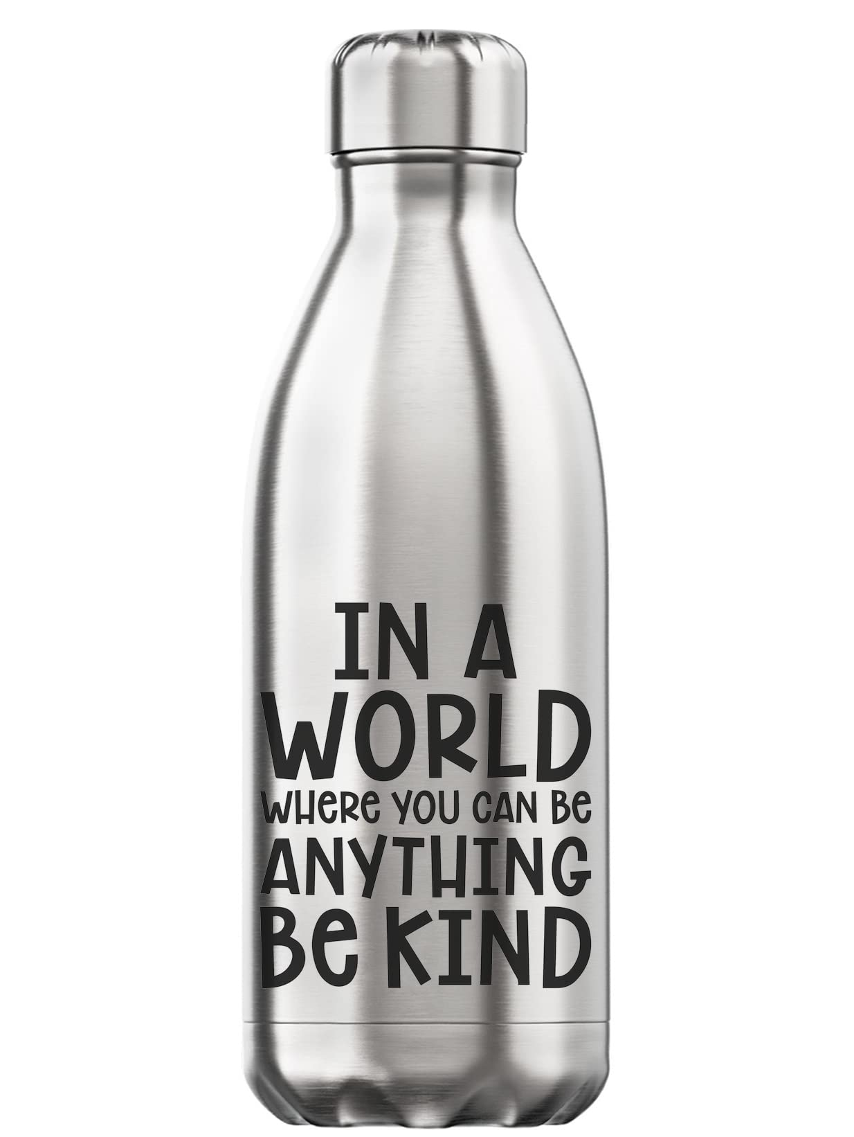 Be Kind botella de agua con mensaje positivo termo de acero inoxidable 350 ml para regalar