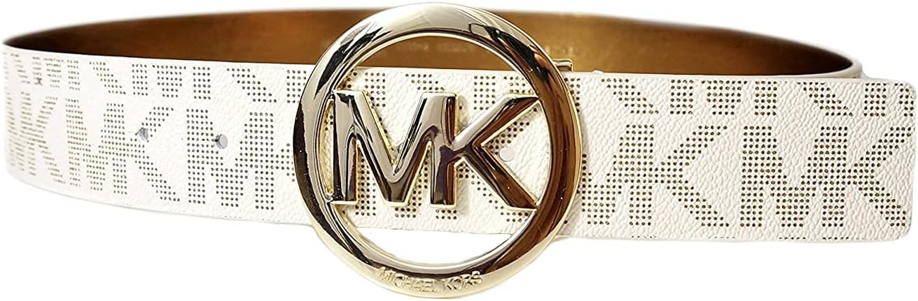 Cinturón Michael Kors Reversible Con Logo Y Cuero Para Mujer