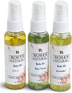 Roses Natural Body Oil - Lavender 4oz
