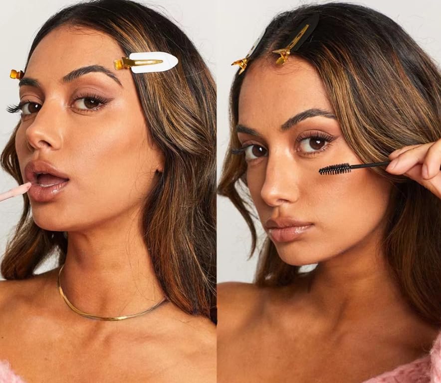 10-Piece No Bend Metal Hair Clips, Professional Styling Accessories - Black - Image 4