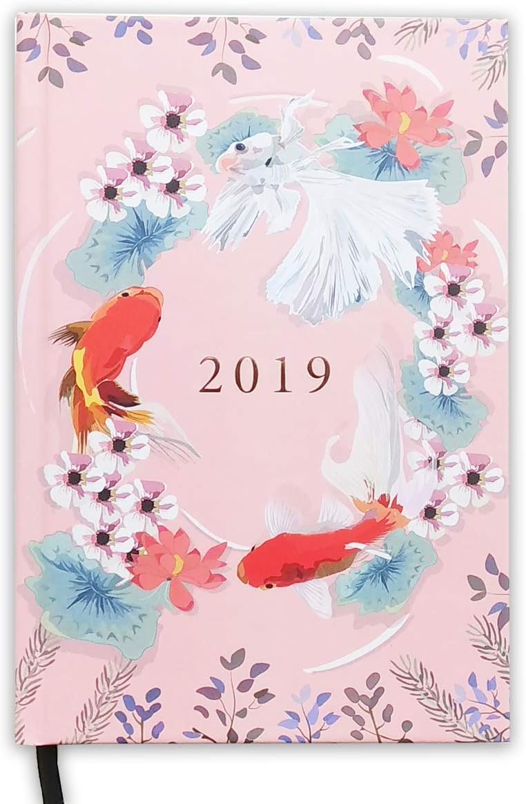 Paper Design Company Gold Foil Koi Fish 2019 Planners
