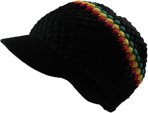 Miniatura 2 de RW Visera unisex de algodón Rasta Beanie más colores