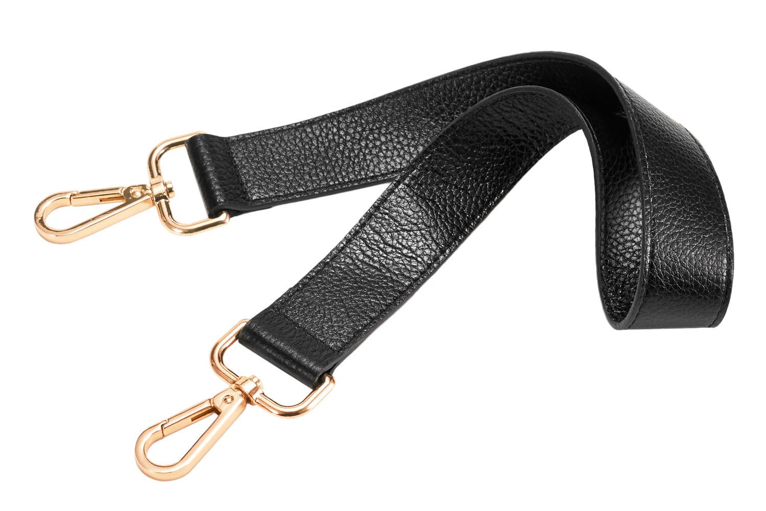 24.8” Leather Replacement Strap for Handbags Shoulder Bag with Metal Buckles