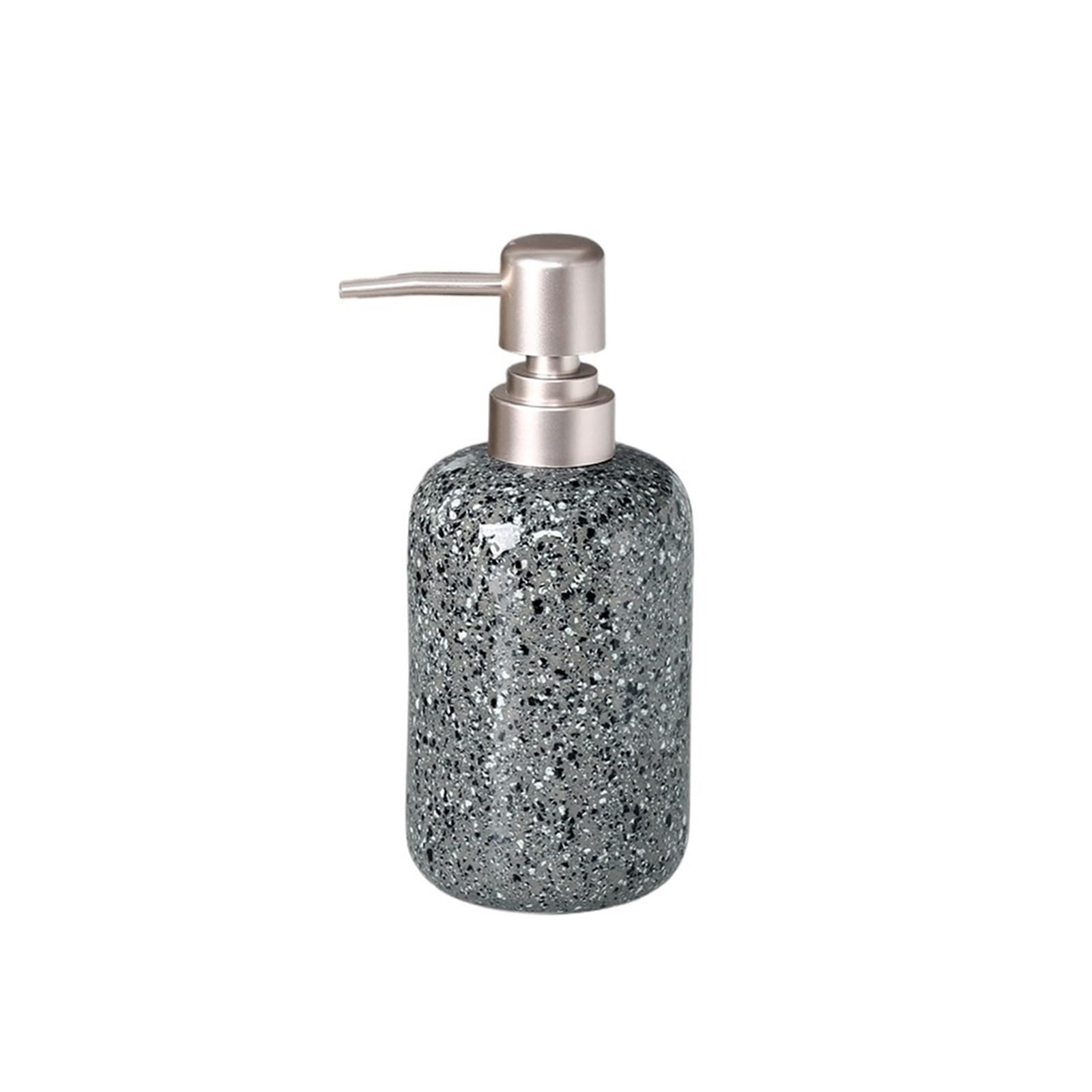 Soap Dispenser 400ml Soap Dispenser Ceramic Pump Bottles For Dispensing Body Wash, Shampoo(Gris)