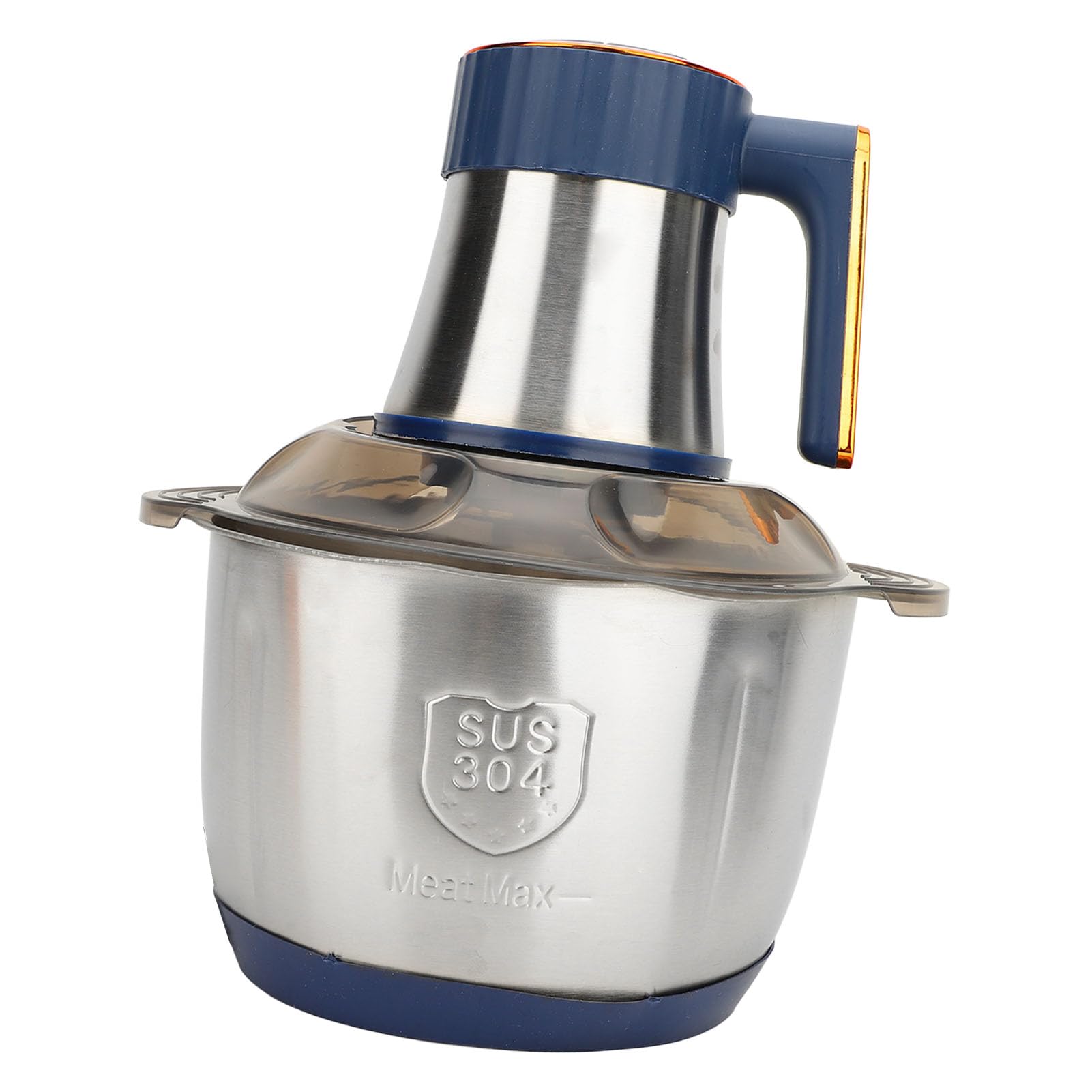 Procesador eléctrico de alimentos 500W 5L Acero inoxidable de gran capacidad multifuncional con para cocina casera (azul) 2