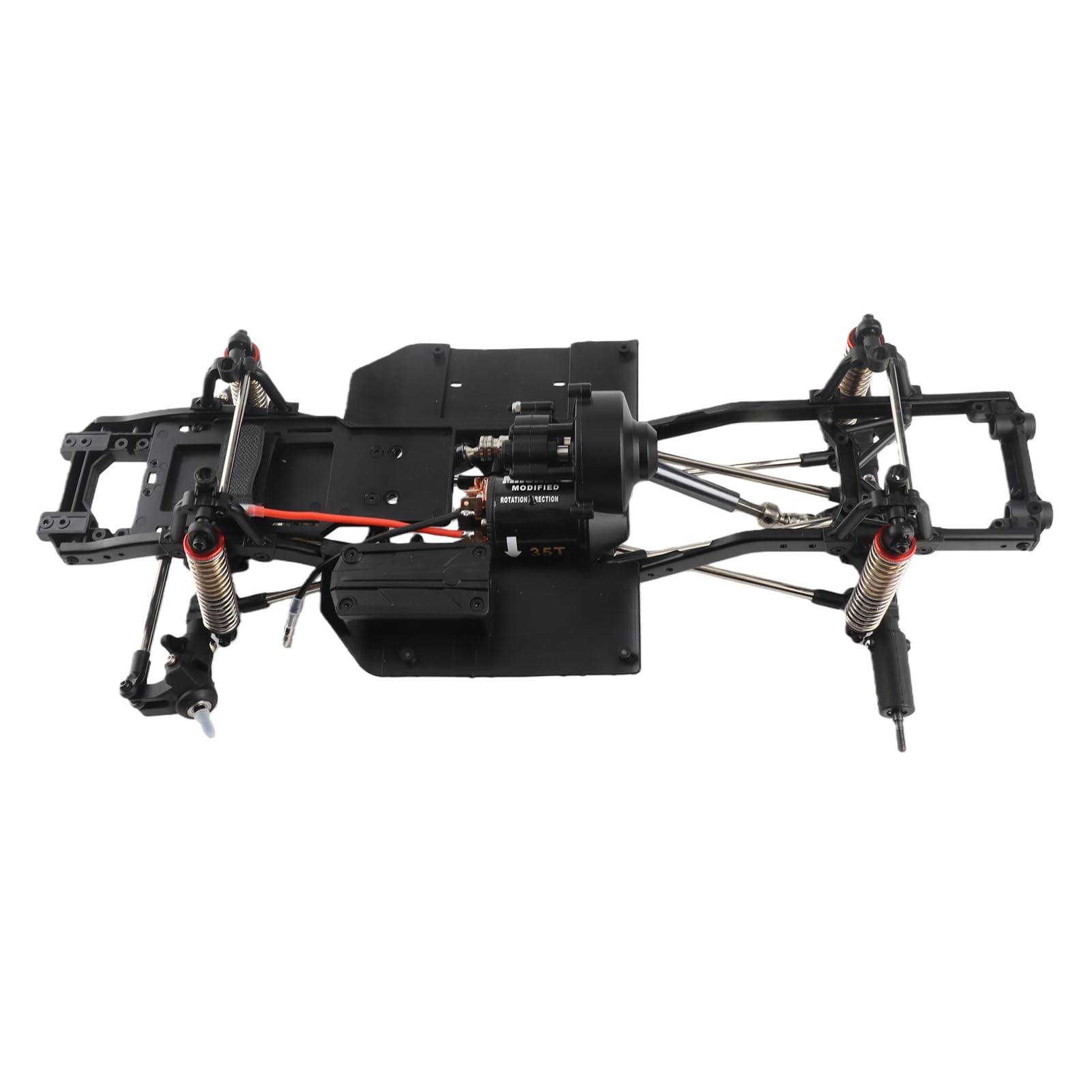 Mobiliarbus Cadre de châssis d'empattement AUSTAR 313mm pour Voiture d'escalade sur chenilles 1/10 AXIAL SCX10 II 90046 90047 RC