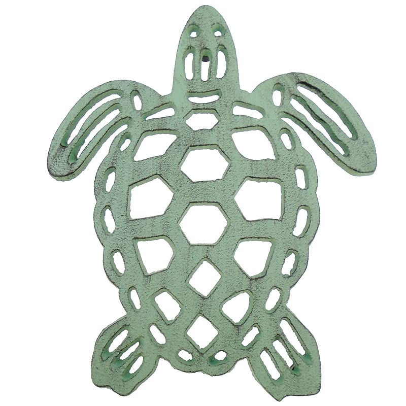Salvamanteles de tortuga de hierro fundido, 6-34 pulgadas un accesorio bonito y práctico para tu cocina