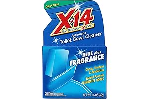X-14 Blue Plus Automatic Toilet Bowl Cleaner: Sparkling Clean and Odor-Free Bathrooms