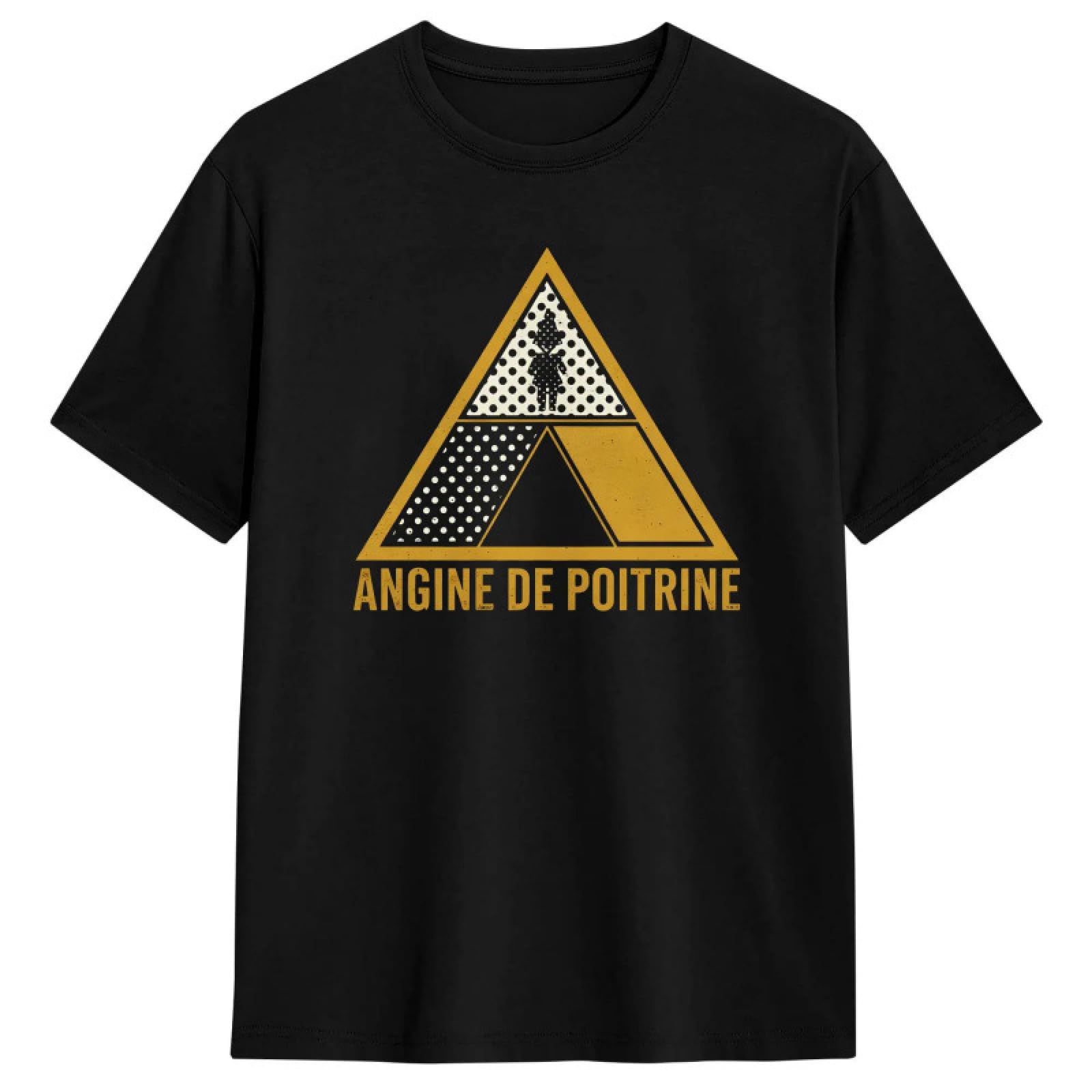 Cuttee Unisex Black7 Angine De Poitrine Uk Tour 2026 Hoodie, Triangle Mask Graphic Pullover, Top-||3X_l