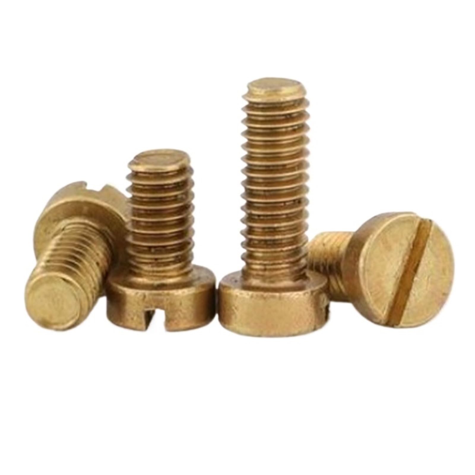 24 X Ottone Massiccio Ingegnere Macchina Viti con Fenditura Pan Testa M3 X 20