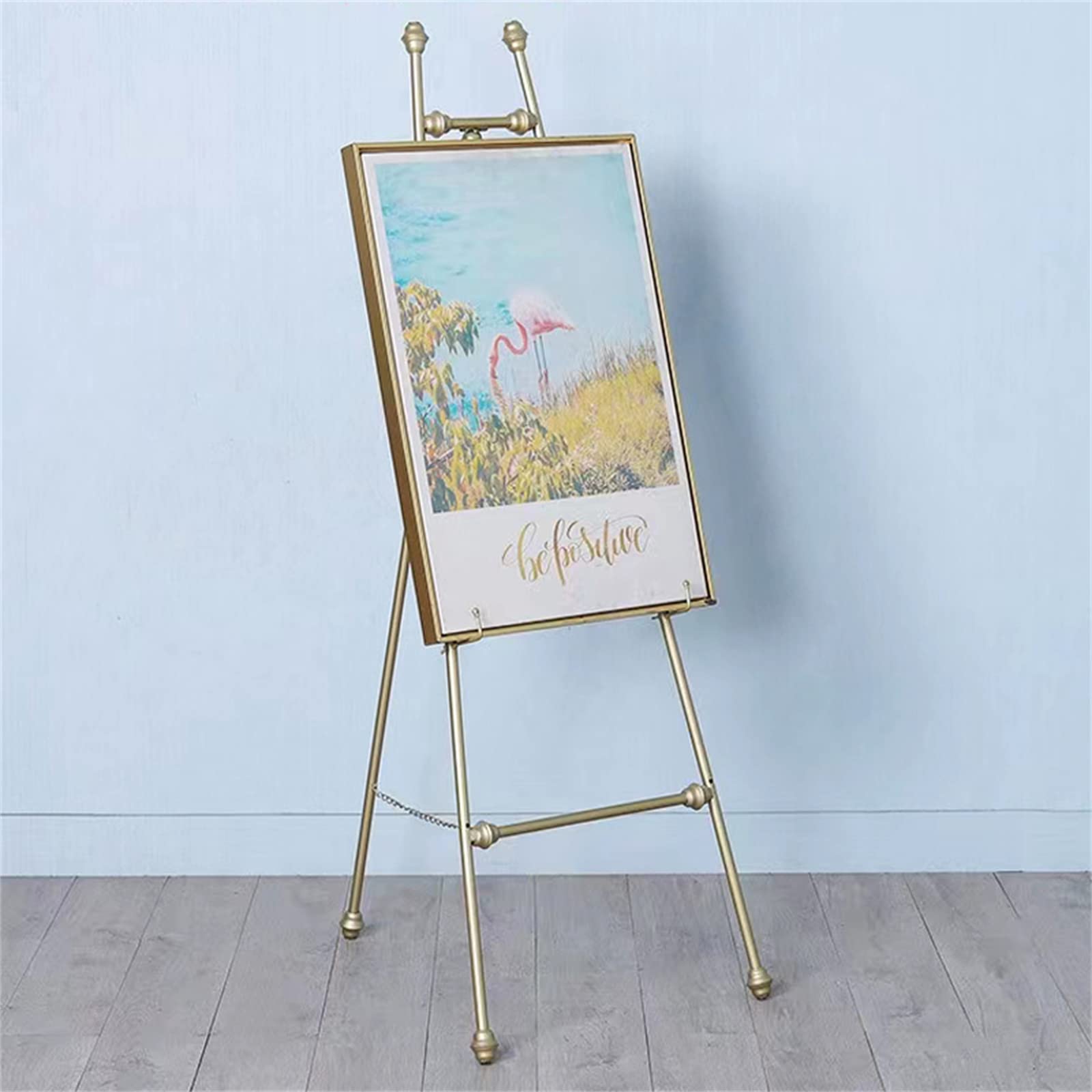 Caballete Metálico Easel Studio para Dibujo, Caballete De Arte Portátil para Adultos De 120/150 Cm, Caballete Plegable De Pie con Forma De A para Dibujo En Interiores O E,