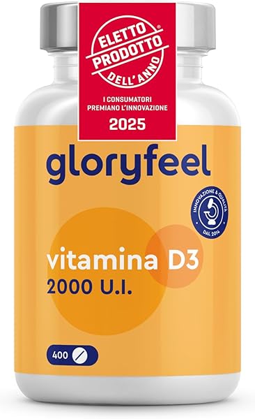 Gloryfeel Vitamina D 2000 UI 400 Compresse