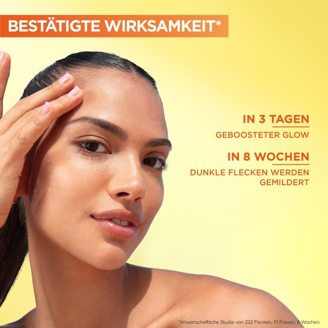 Garnier SkinActive Coffret Max Glow Booster Set Vitamin C Serum Augenpflege Nachtserum