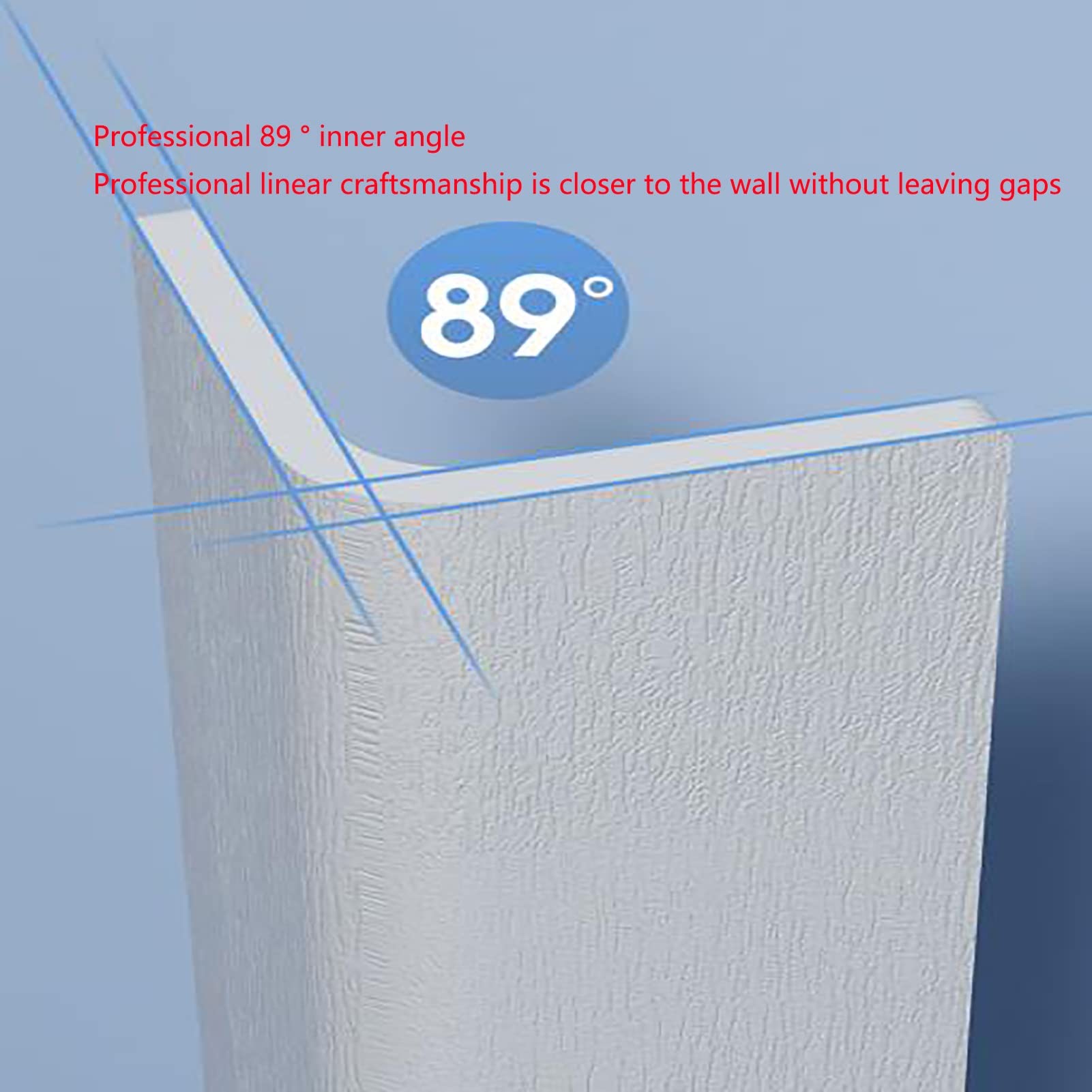 Osłony narożników, Ochraniacze narożników z PVC do ścian(A 25mm,L/2m(6.6ft))