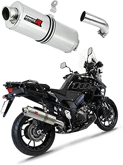 DOMINATOR Exhaust Silencer Muffler OV compatible with DL 1050 V - Strom/XT 2020-2024
