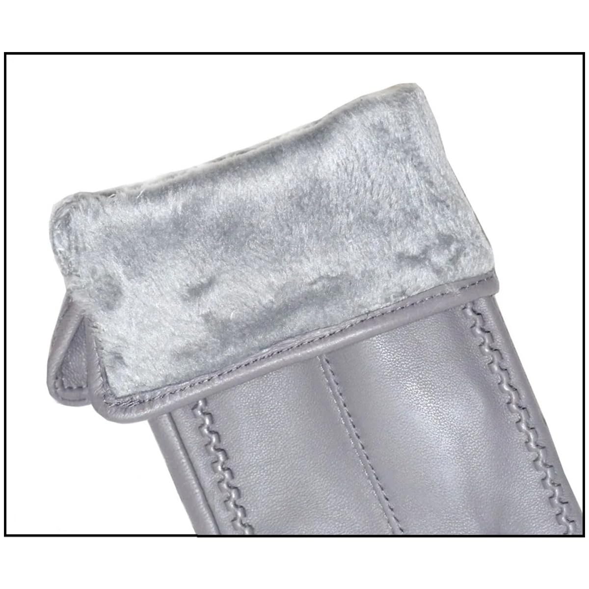 Gants épais en cuir, coupe-vent, chauds et tactiles, pour femmes, idéaux pour l'hiver et les activités de plein air
