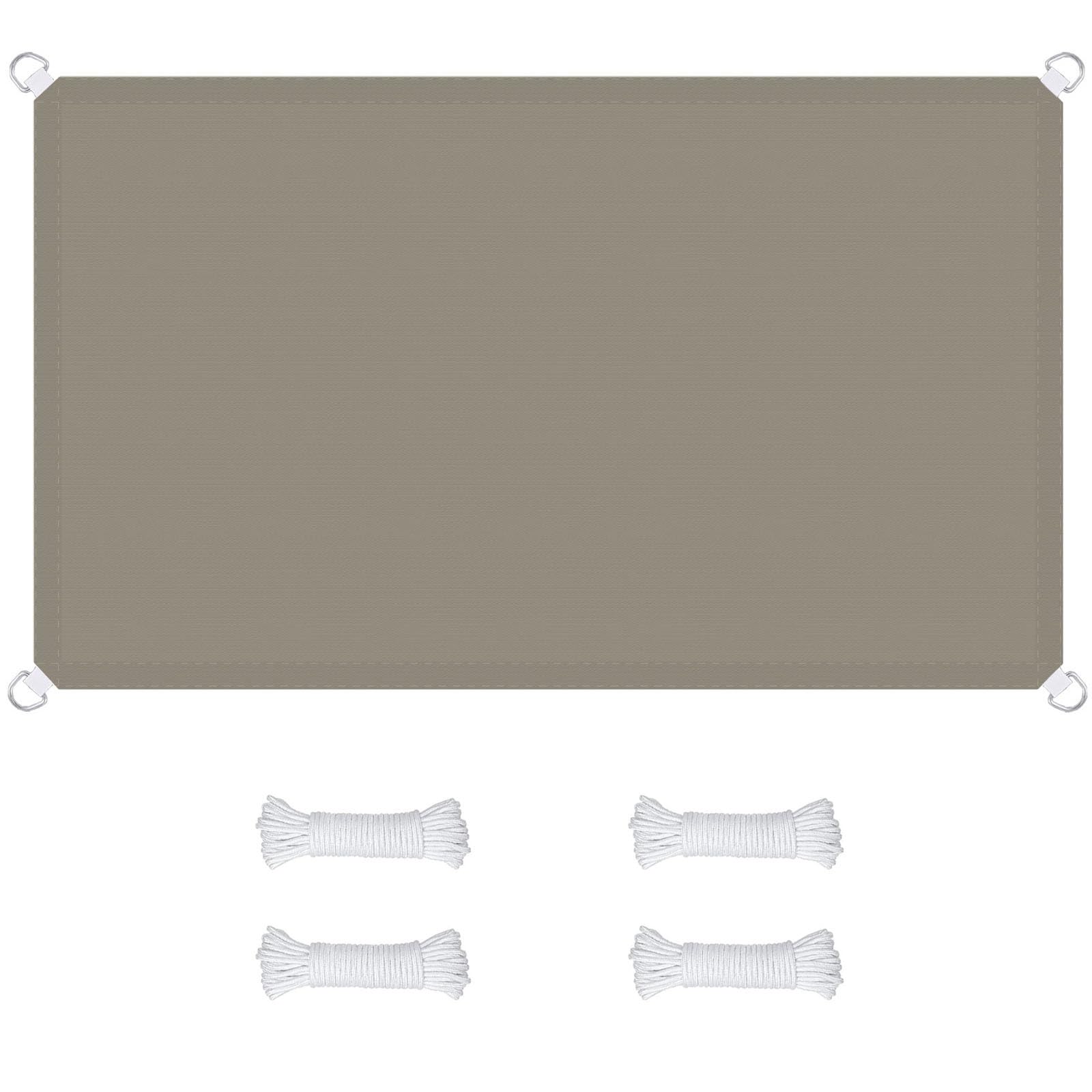 Voile d'ombrage 1 x 3 m pour balcon et activités de plein air