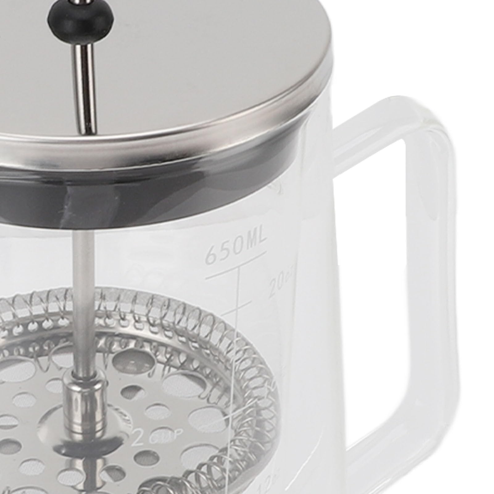 a Presión Francesa, de Vidrio de Doble Pared de 650ML con Boquilla en Forma de V, de Escalera para Sala de té de Estudio en Casa