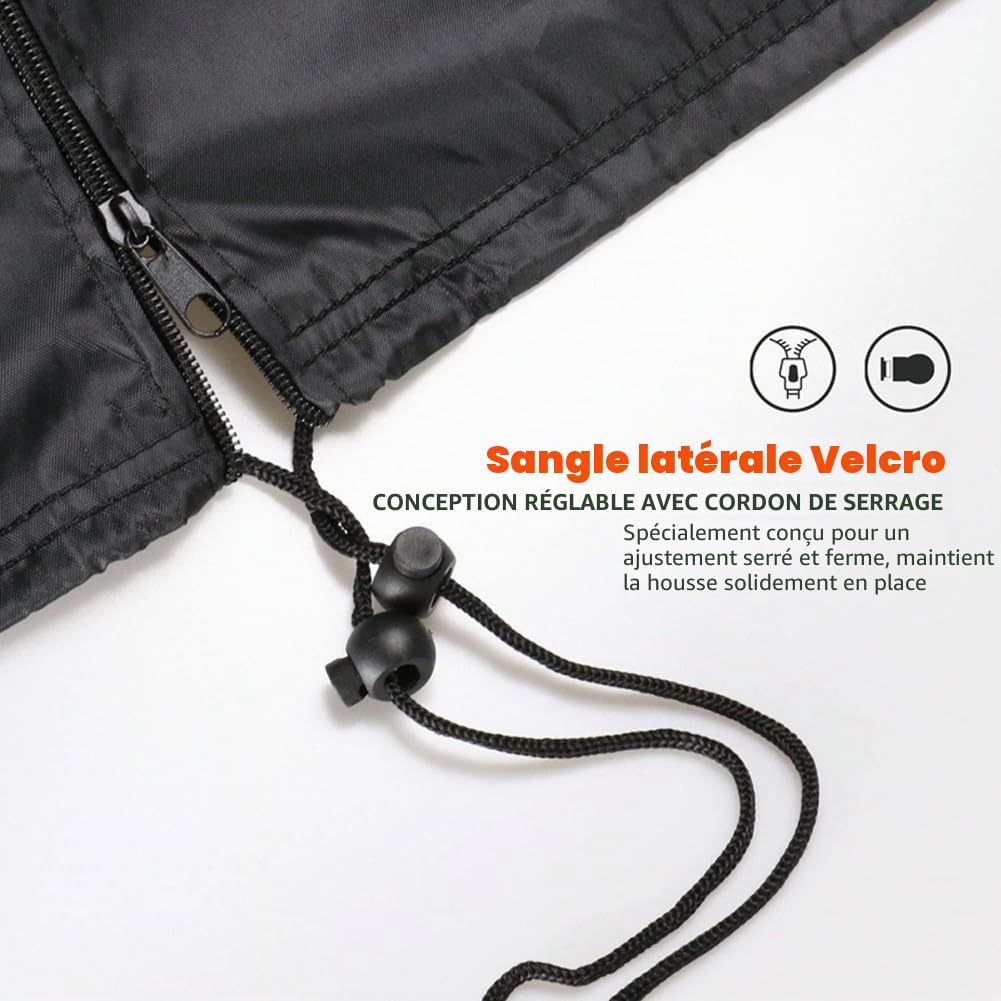 Housse de Tapis de Course Pliable en Tissu Oxford Housse de Protection Résistant à l'eau et à la Poussière Protection Solaire, 80 x 60 x 150 cm