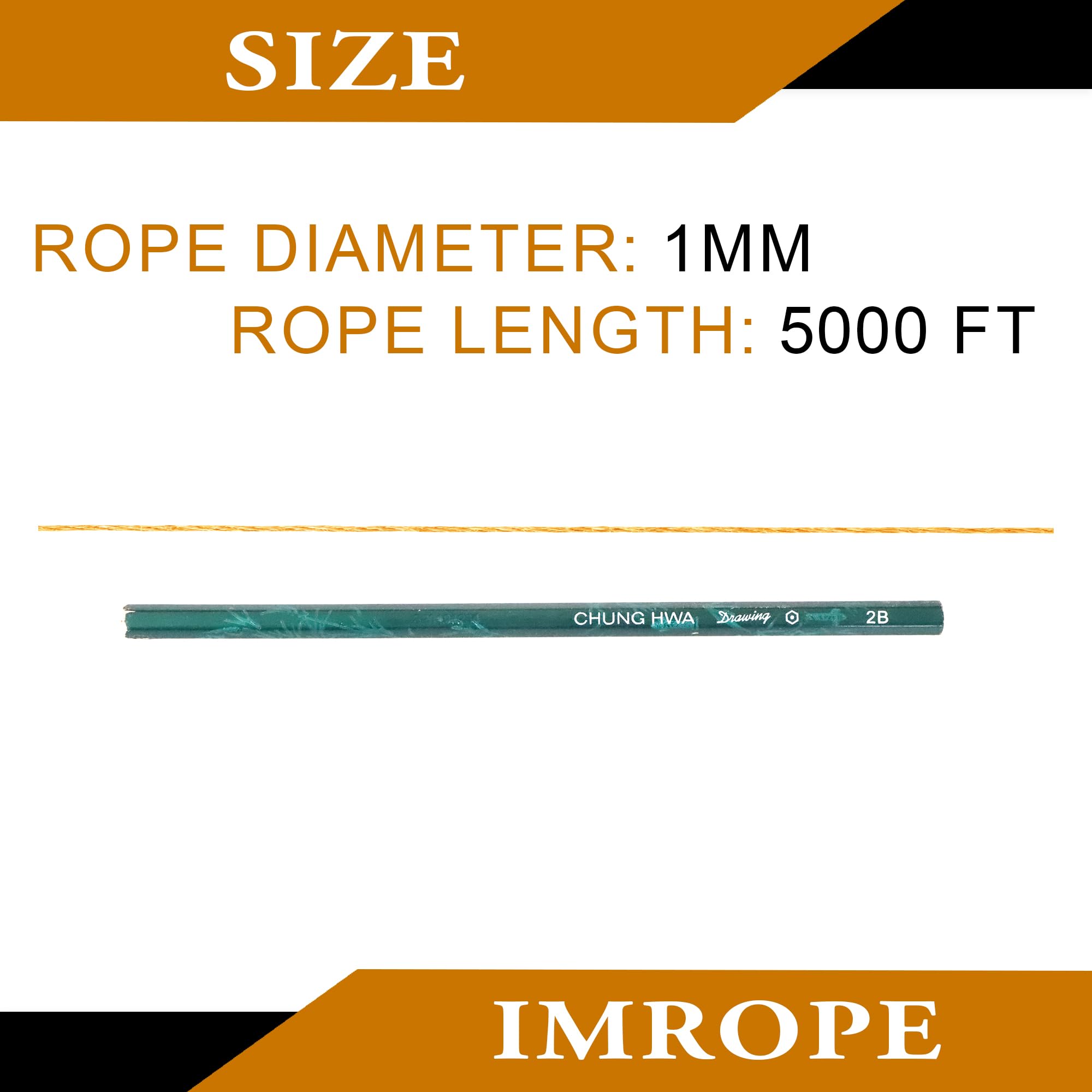 Cuerda de yute naranja de 1 mm x 5000 pies, cordel para jardinería, tomate, escalada, plantas, corbata, floristería, manualidades, envoltura de regalos, decoración de embalaje
