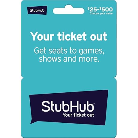 Gift the Gift of Entertainment with StubHub Travel Gift Cards