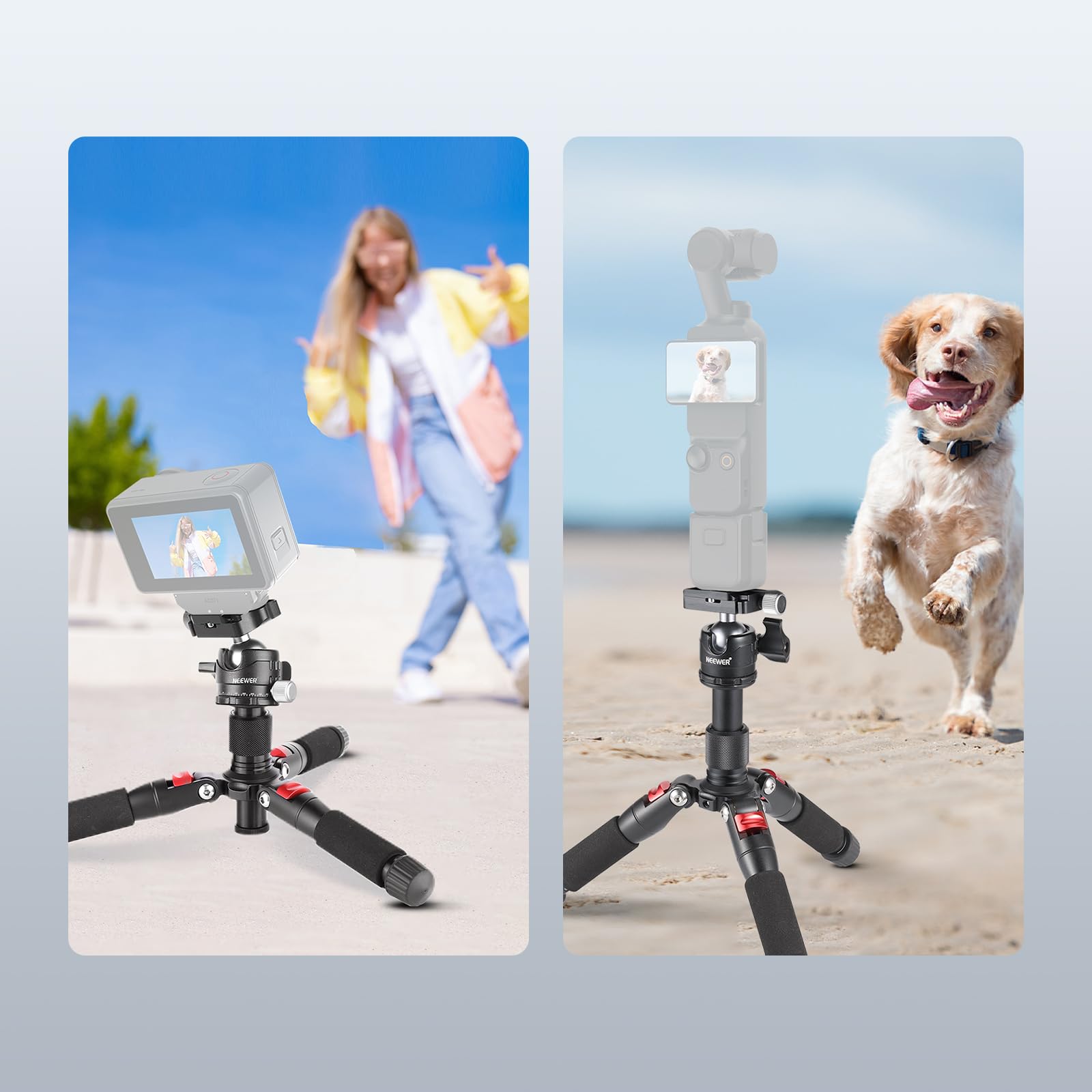 NEEWER Mini Trépied pour Appareil Photo avec Rotule à 360°