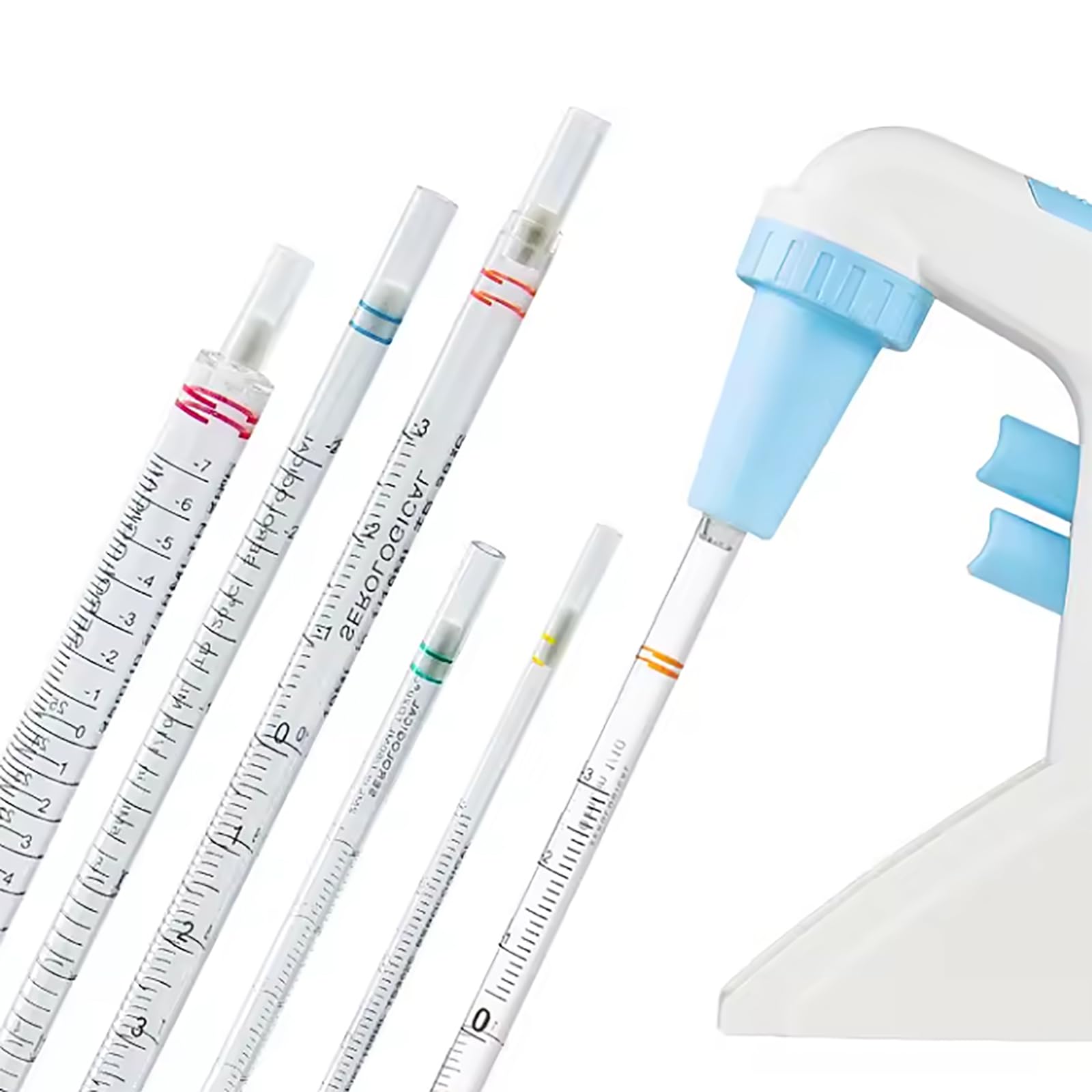 Elektrischer Pipettierregler, tragbar, 0,1-100 ml mit Display, Aspirationsgeschwindigkeit 25 ml < 7 s, 2 Entladungsmodi, 6 Geschwindigkeitsstufen für chemische Forschungslabors