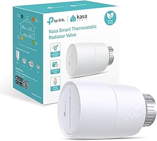 TP-Link Kasa Thermostat Connecté Matter, Compatible avec HomeKit, Alexa et Google Assistant, Réduisez vos factures et contrôlez le chauffage à distance via l'application, Kasa Hub Requis, KE100