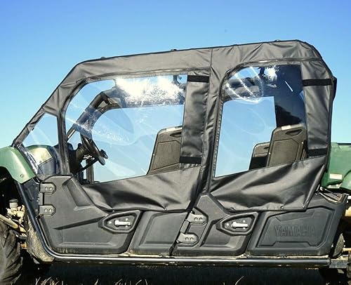 Falcon Ridge Kit de puertas completas suaves UTV compatible con modelos Yamaha Viking 700 VI (2015-2023), con ventanas con cremallera, accesorios
