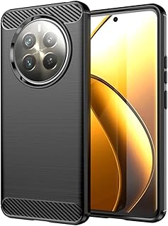 جراب حماية مضاد للصدمات من ألياف الكربونية لموبايل ريلمي 12 برو/ريلمي 12 برو (لون أسود)