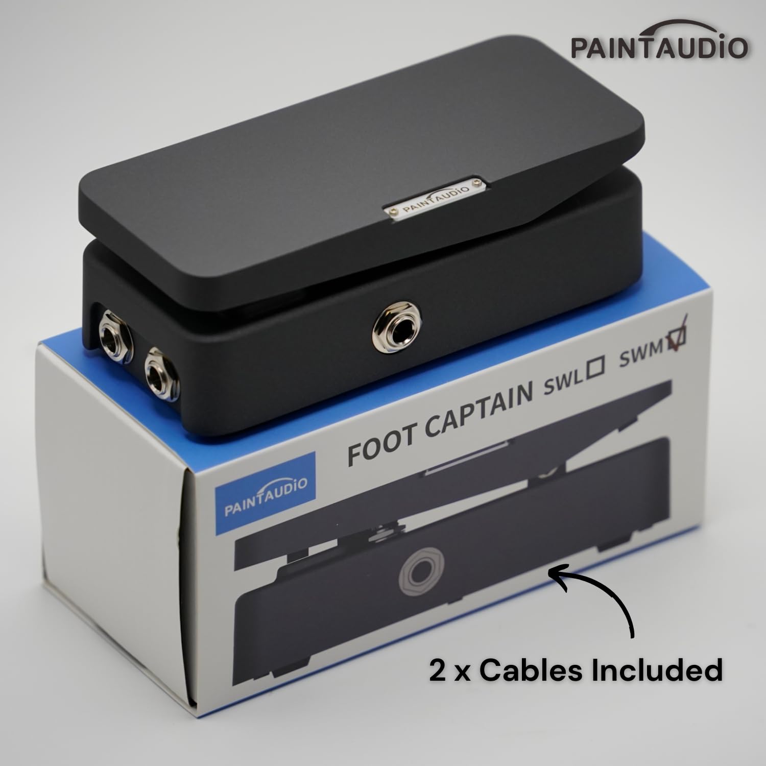 Paint Audio Foot Captain - Pedal de expresión de doble salida multiefectos compatible con conexión de punta/anillo (Foot Captain-SWM)