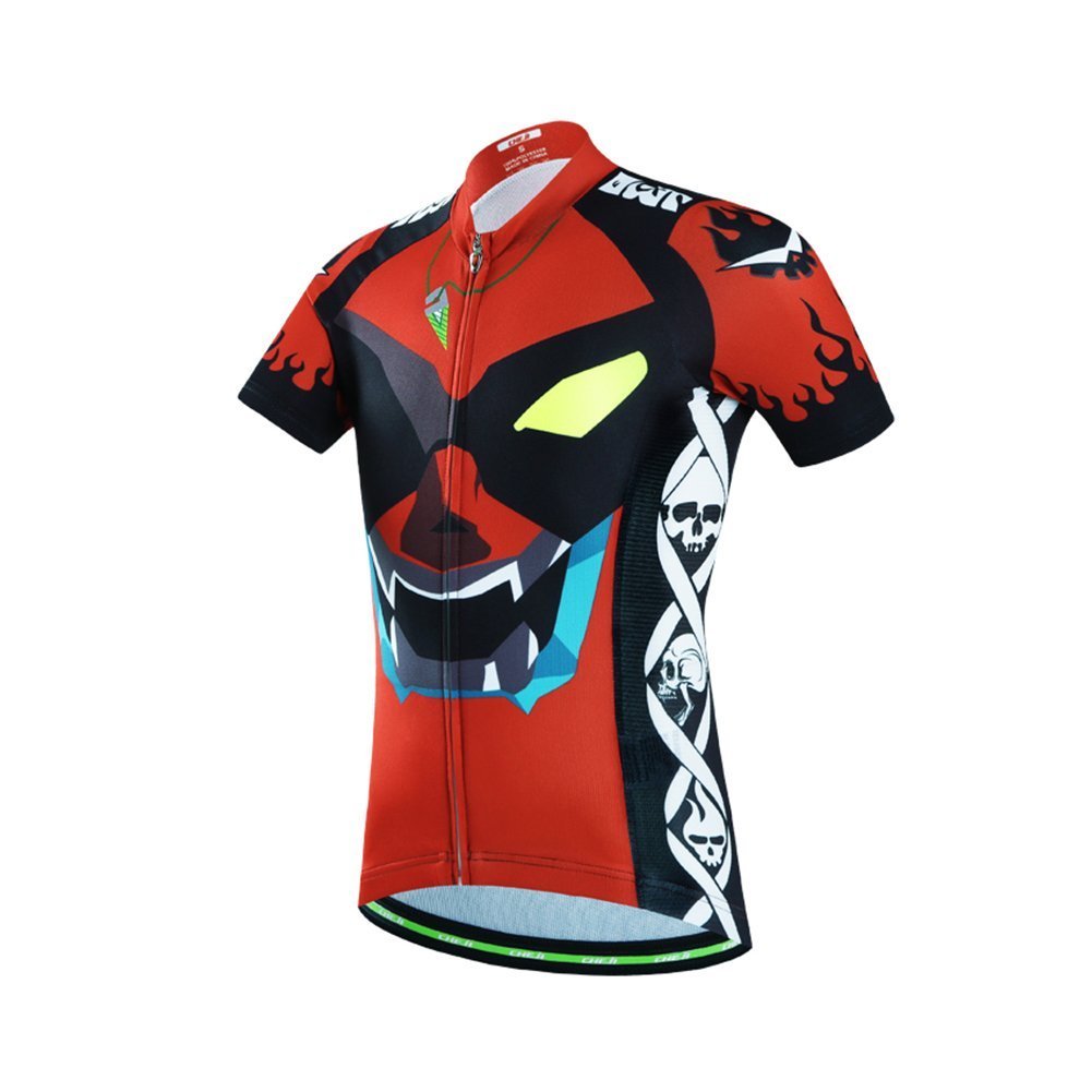 Kinder Radtrikot Set Fahrrad Trikot Kurzarm + Radhose mit Sitzpolster