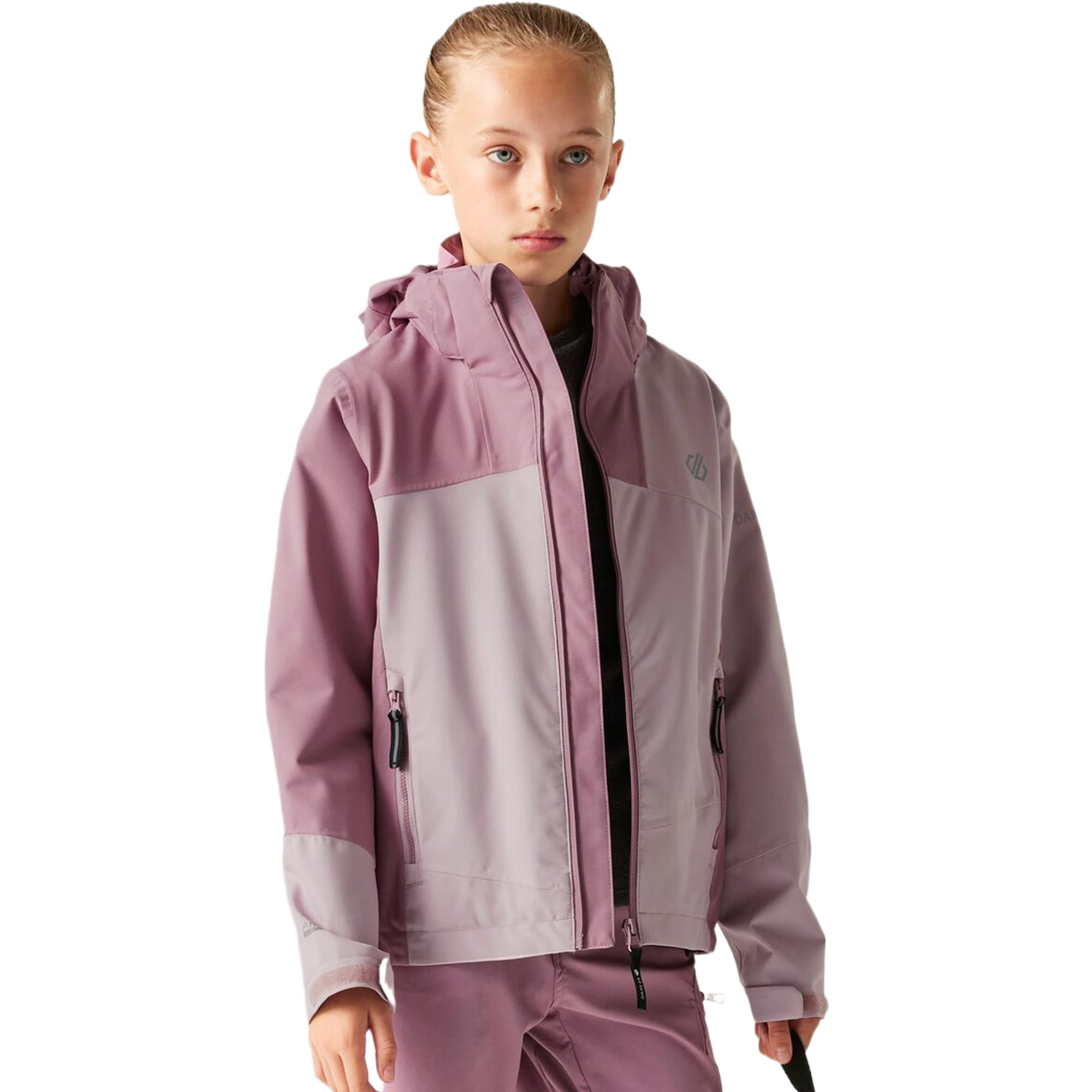 Dare2b Kids Unisex Explore III Hiking Jacket, Waterproof Breathable Walking Coat
