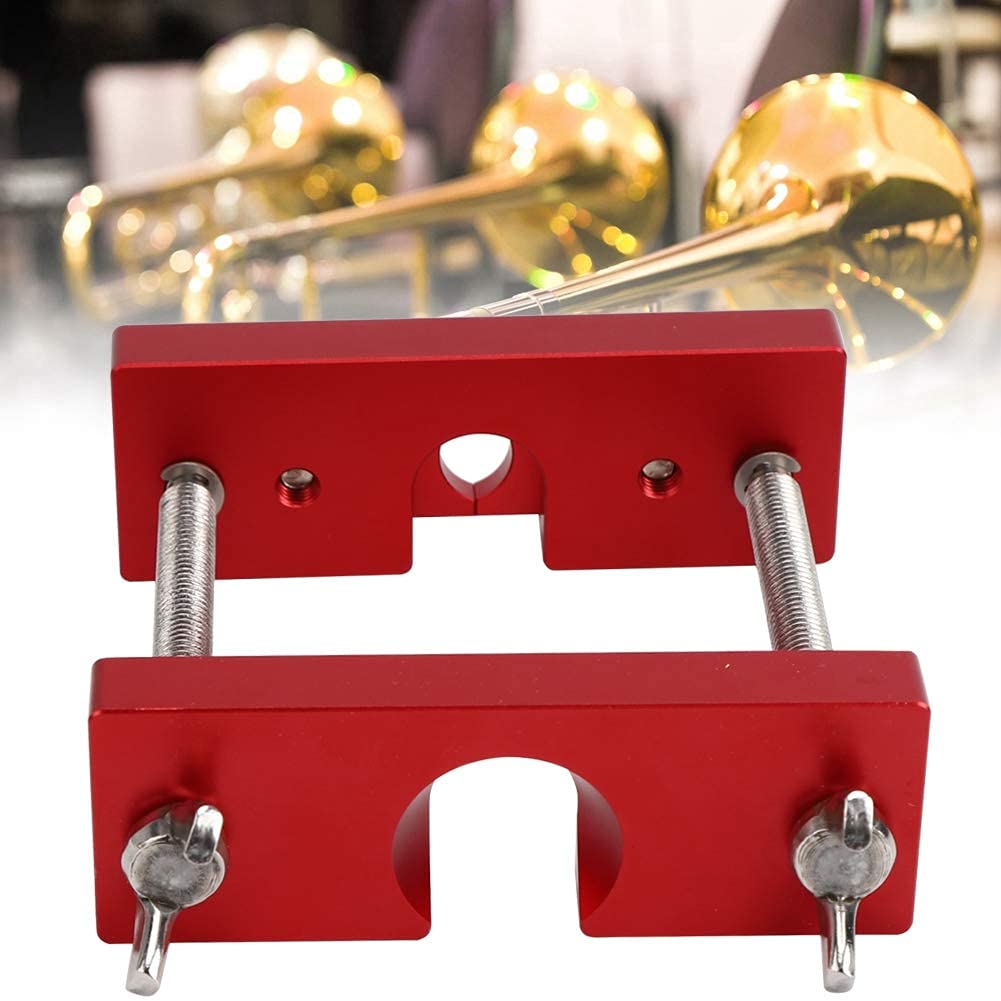 Dilwe Extracteur d'embouchure de Trompette, Accessoires d'instrument de Musique Portables en Aluminium réglables