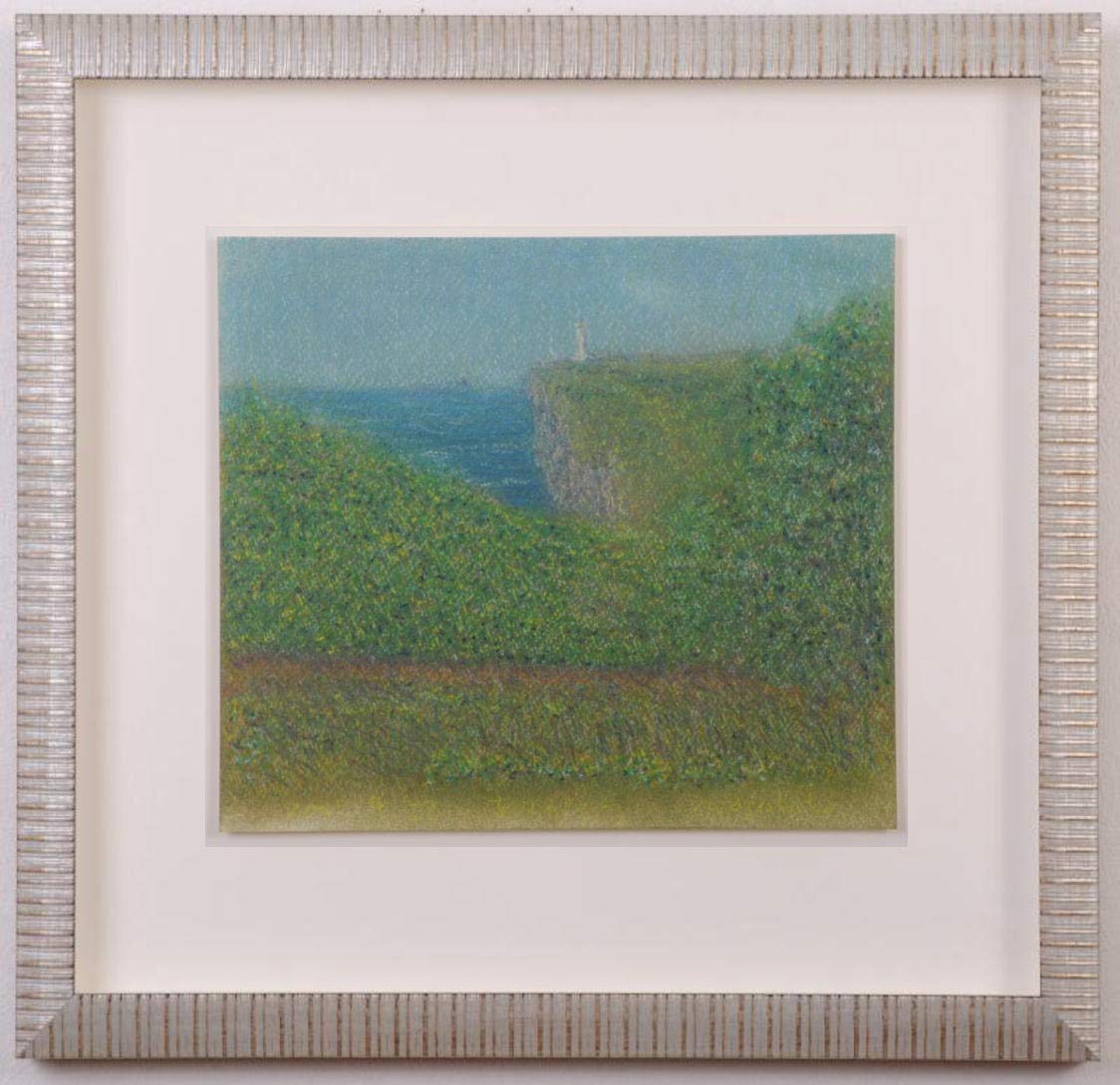 Amazon | 瀬崎正人 「ありがとう」 海 風景画 絵画 大碆鼻灯台