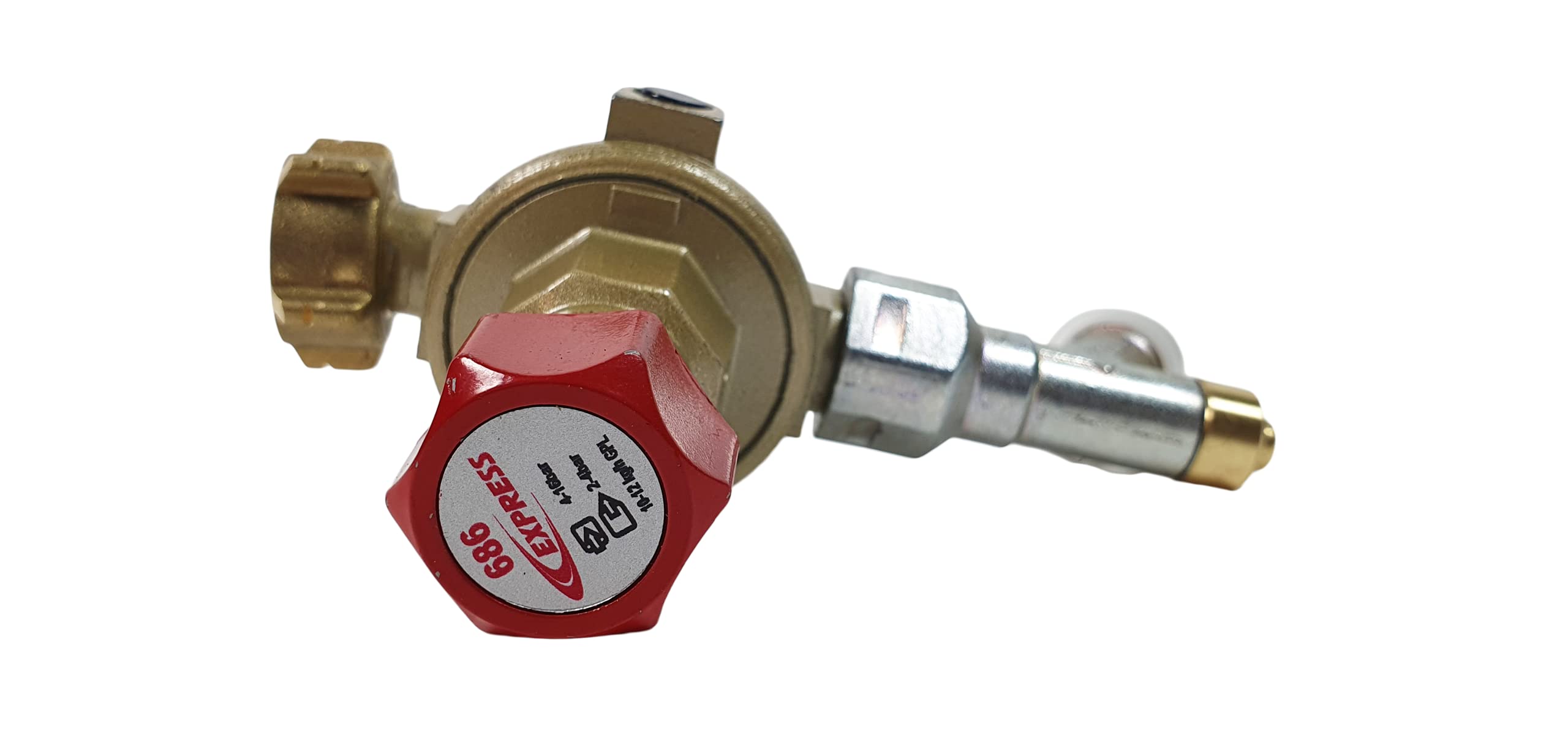 Regulador de Presión Variable de 2 a 4 Bares con Dispositivo de Seguridad - Salida 3/8 Izquierda - Accesorios de Soldadura - Repuesto Soldadura - Herramienta para Soldadura - EXPRESS